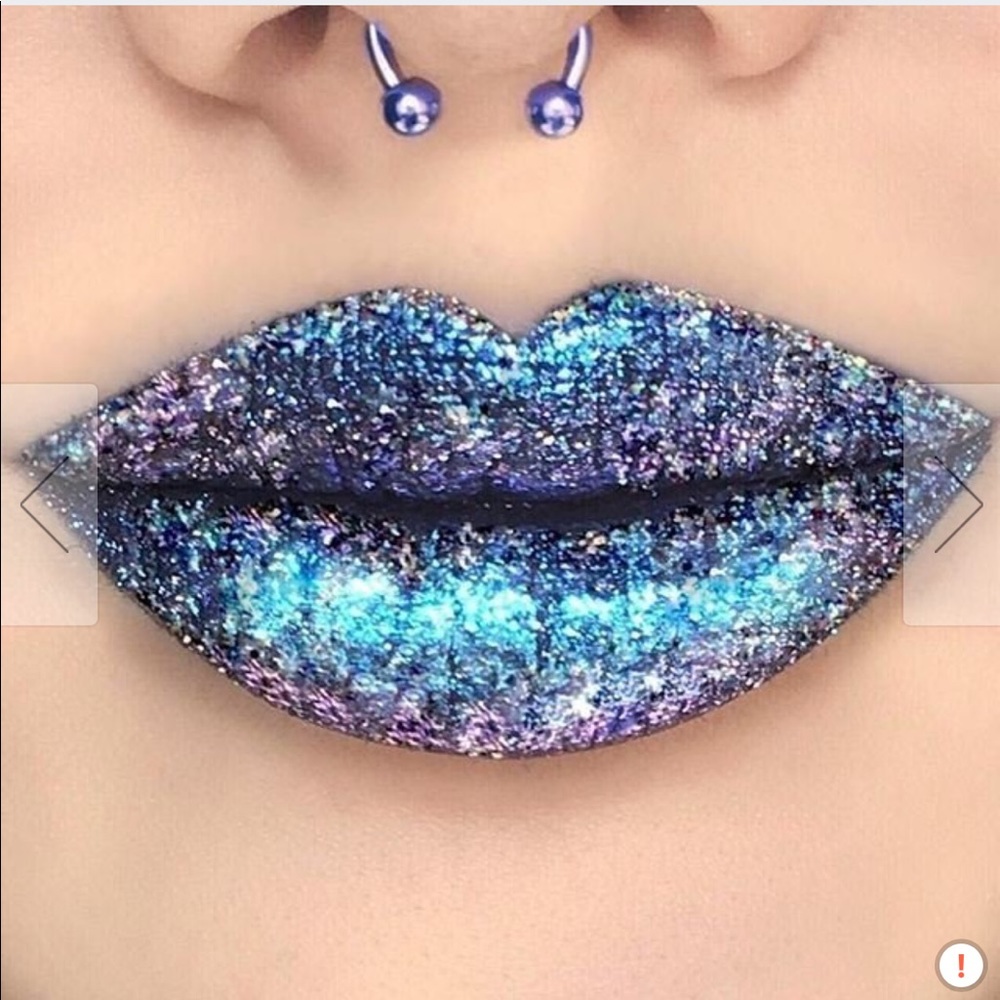 🦇🖤BLACK UNICORN Diamond Crusher Lip Top NWT - Picture 7 of 8